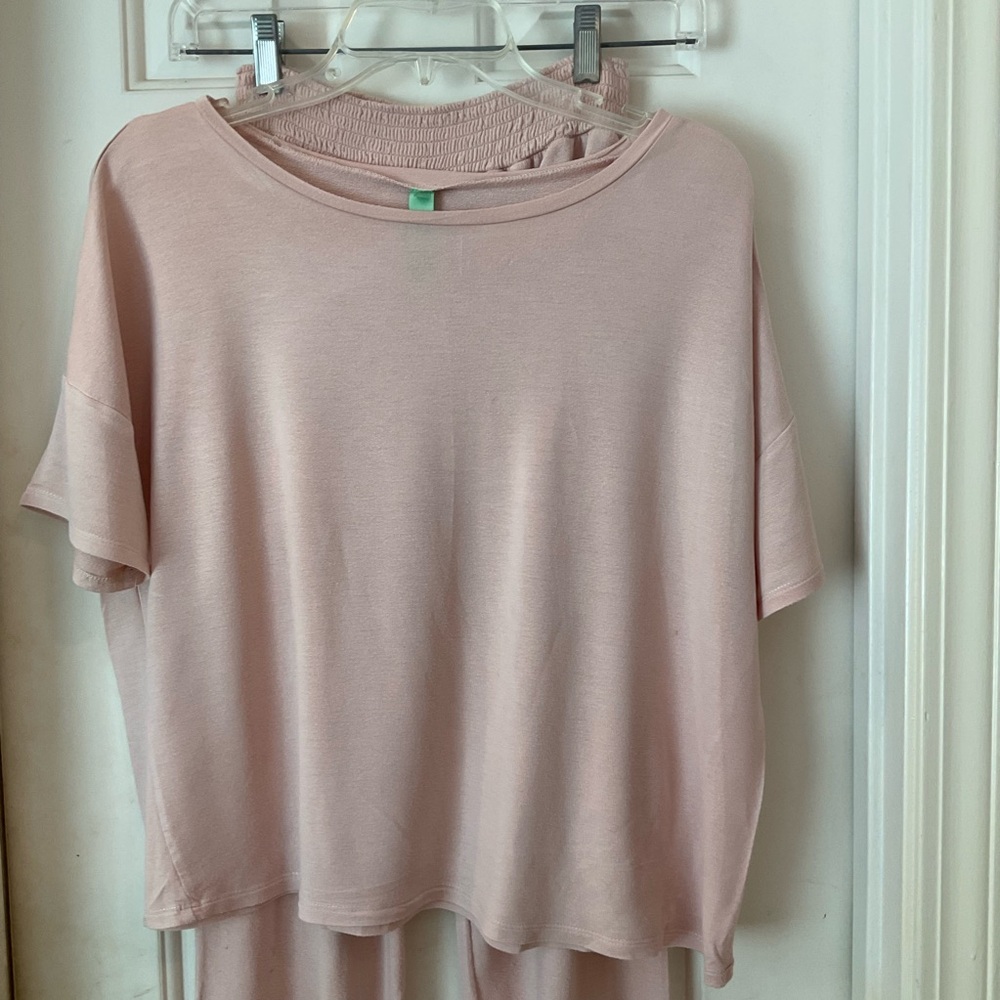 Honeydew Super Soft Jersey Pajama Set, Pale Pink, Short Sleeve, Size Small - Picture 2 of 15